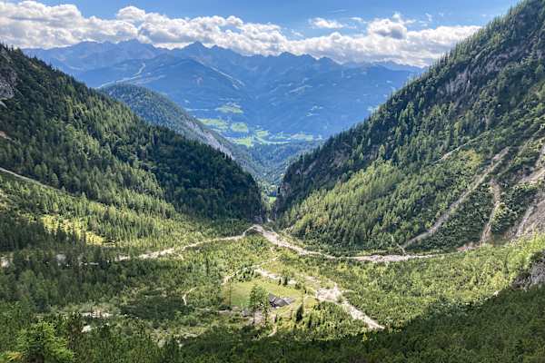 Blick in die Silberkarklamm