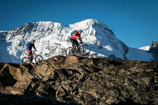 Mountainbiken Zermatt Breithorn