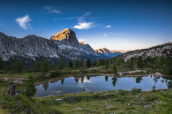 Lago di Limides am Passo Falzarego in Südtirol