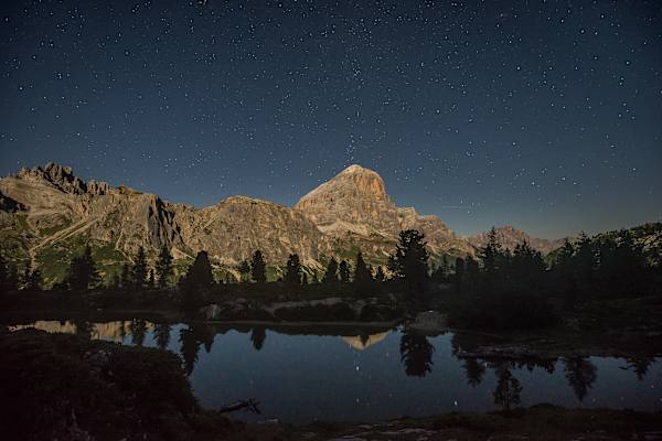 Lago di Limides am Passo Falzarego in Südtirol