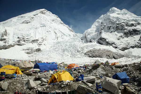 Basisilager des Mount Everest