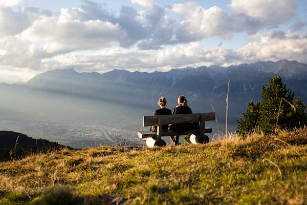 Das Bankerl am Glungezer
