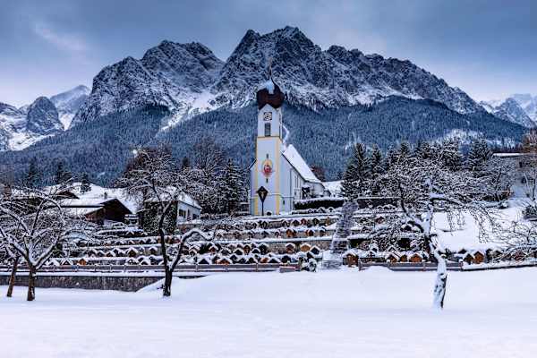 Oberbayern Garmisch Winter