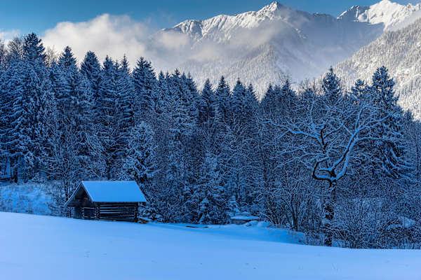 Oberbayern Garmisch Winter