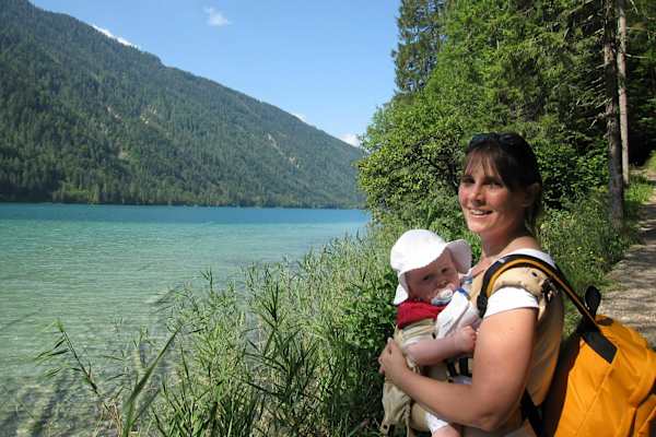 Die Frage der Trage: Vorne...