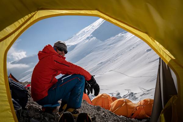 Zelt im Camp 2 am Pik Lenin
