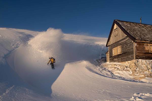 Freeriden am Krippenstein, Oberösterreich
