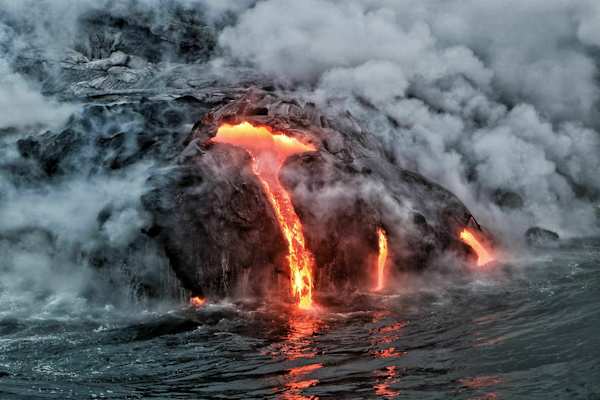 Im Nationalpark Hawaii Volcanoes