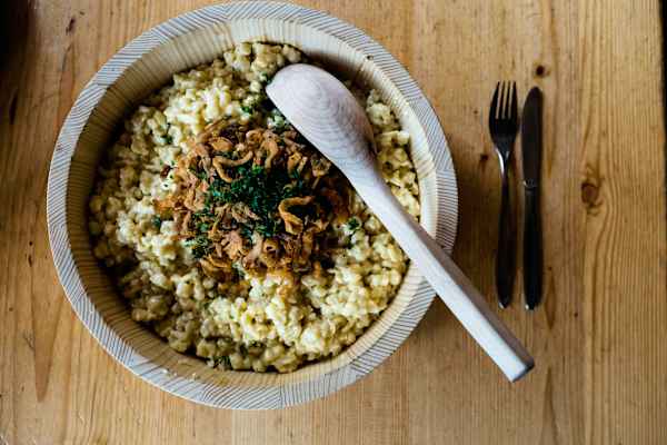 Die berühmten Käsknöpfle der Lindauer Hütte 