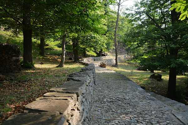 Tibetische Hängebrücke Carasc Tessin