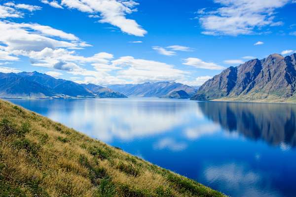 Lake Hawea auf der Südinsel Neuseelands
