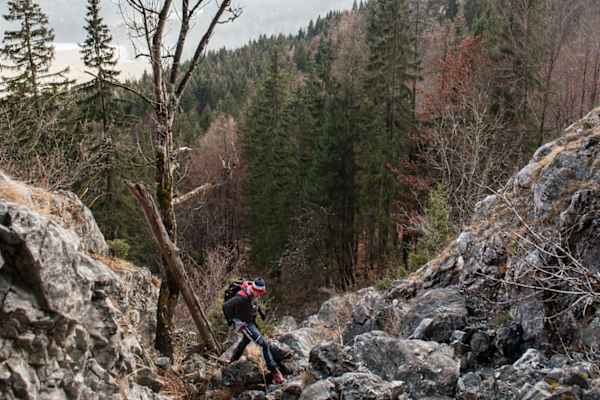 Die letzten Meter zum Frauenloch