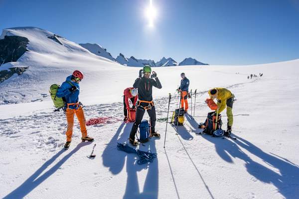 Kurz vor der Liskammüberschreitung