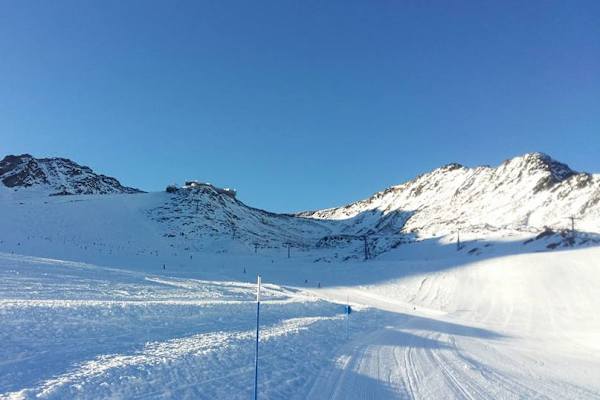 Die Abfahrt ist bis ins Tal möglich.