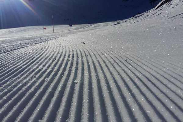 Die Pisten am Schnalstaler Gletscher sind bestens präpariert.