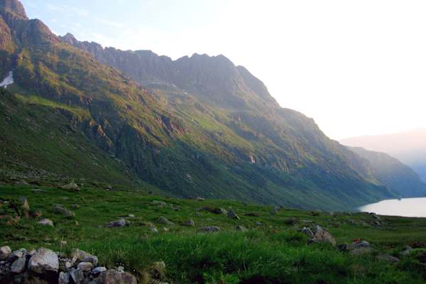 Morgenstimmung am Vermunt Stausee