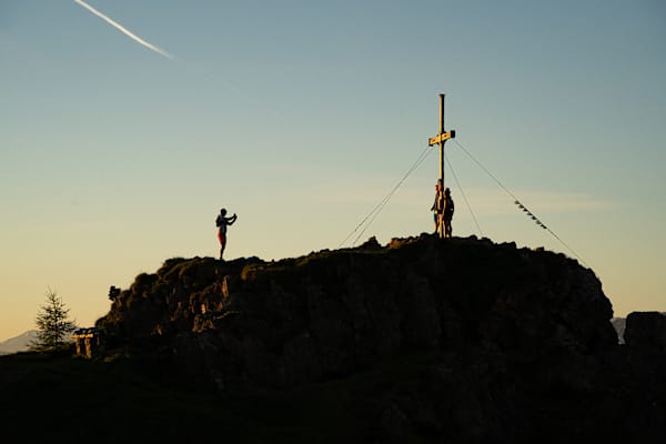 Sonnenaufgang auf der Gratlspitze im Alpbachtal