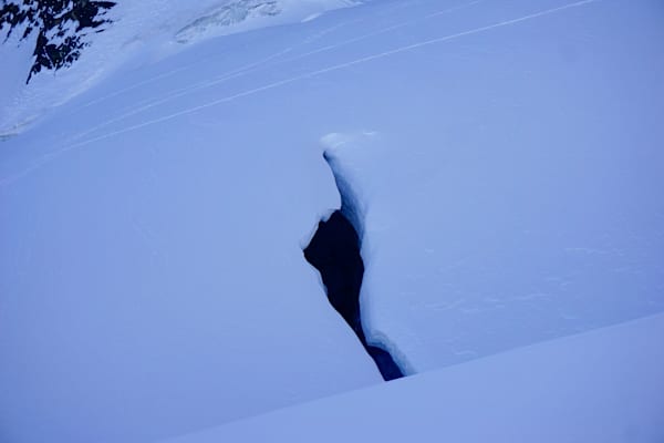 Die Spaltengefahr ist nicht zu unterschätzen.
