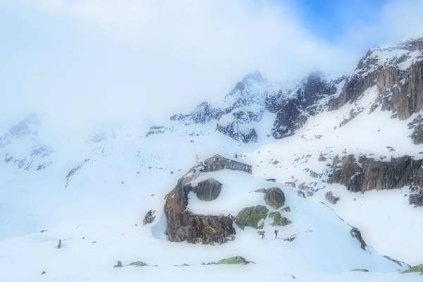 Schweiz: Albert-Heim-Hütte in den Urner Alpen