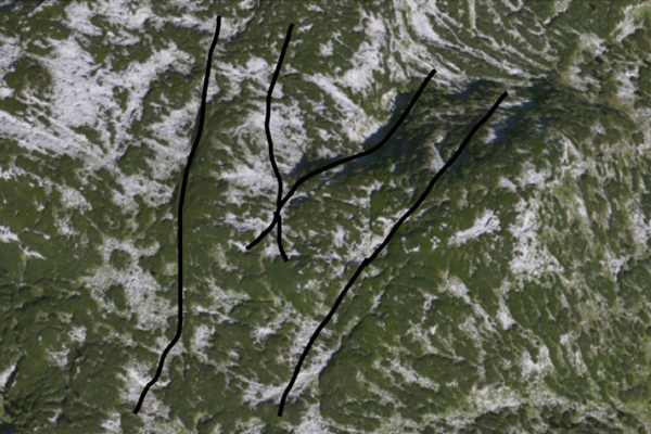 Satellitenbild: Arschlochwinkel