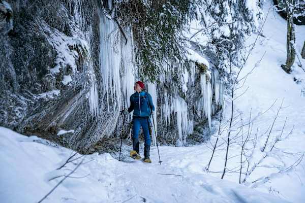 Mit Schneeschuhen durchs Ammergebirge