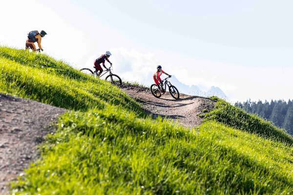 Die Bike Arena Fieberbrunn bietet tolle Trails.