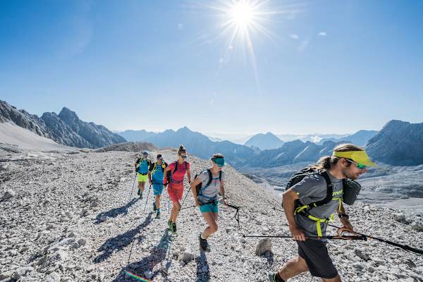 Tag 3: im Laufschritt geht es Richtung Zugspitze