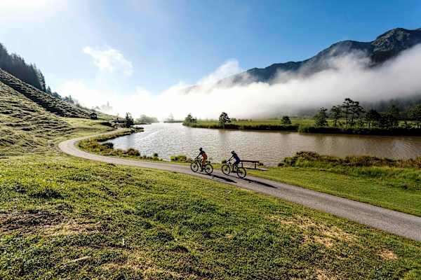 Leogang bietet viele schöne Touren, wie hier auf der Seealm.
