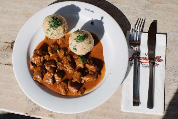 Fantastisches Essen auf der Lavarellahütte