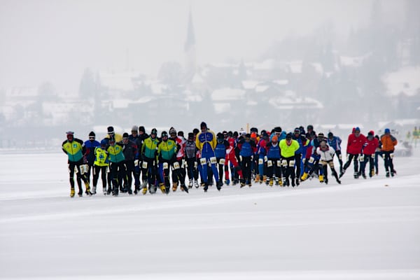 Eislaufmarathon am Weissensee