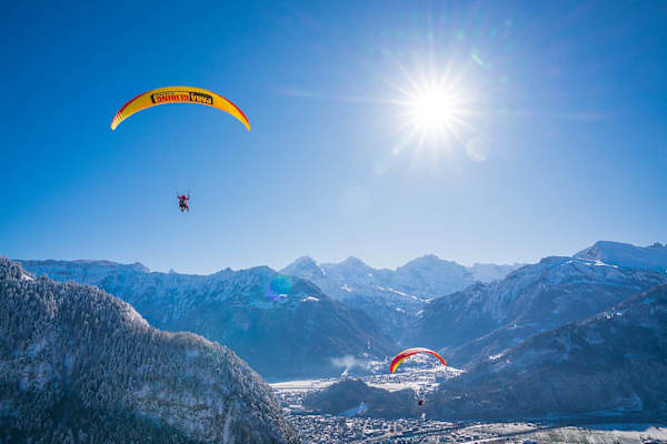 Paragliden über Interlaken