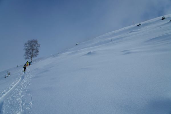 Aufstieg zum Kuhkaser