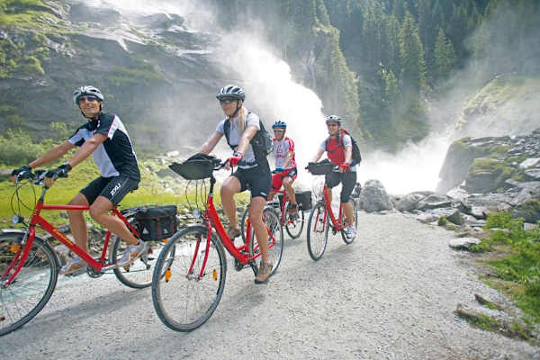 Auf dem Tauernradweg durch das Salzburger Land