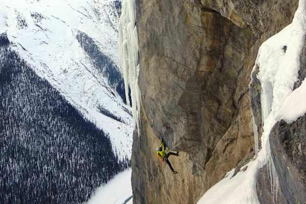 Eisklettern in Kanada