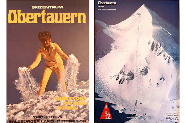 Obertauern: Alte Werbeplakate