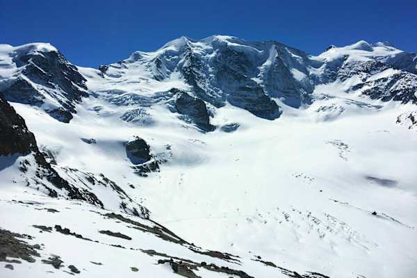 Skihochtour: Auf den Piz Palü in der Berninagruppe in Graubünden
