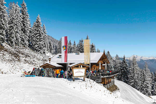 Die Vierlauchenhütte in der Wildkogel-Arena