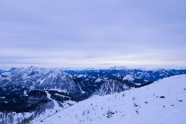 Rote Wand: Gipfelblick ins Tote Gebirge