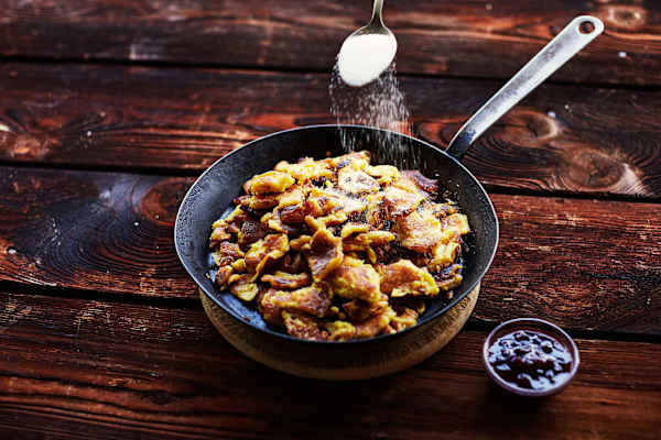 Kaiserschmarrn der Schutzhütte Schöne Aussicht