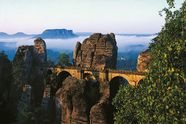 Am Malerweg in der Sächsischen Schweiz: Die Schrammsteine im Elbsandsteingebirge