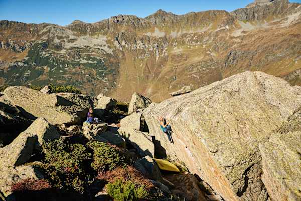 Bouldern Silvapark Paznaun Galtür Bergwelten