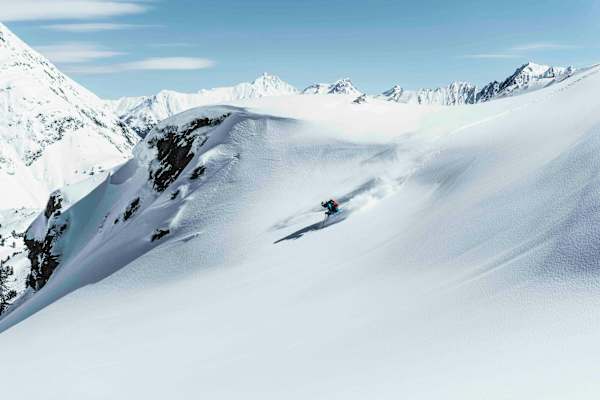 Traumabfahrten in herrlichem Pulver rund um Galtür.