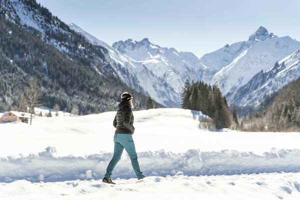 Ein sonniger Wintertag im Trettachtal