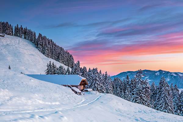 Winter in der Schweiz