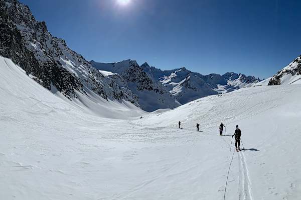 Aufstieg auf der „Langen“