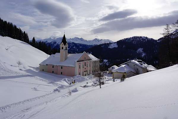 Startpunkt der Tour – das idyllische Maria Waldrast