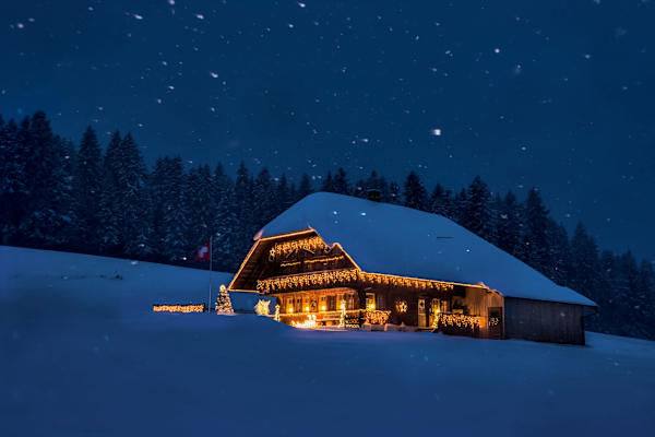 Winter in der Schweiz