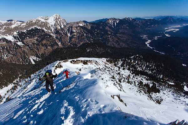 Das anspruchsvollste Stück ist der Gipfelanstieg.