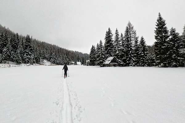 Skitourengeher im Großen Lachtal