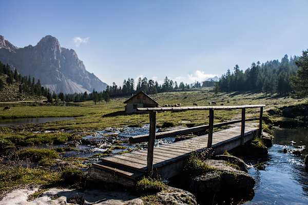 Im Naturpark Fanes-Sennes-Prags